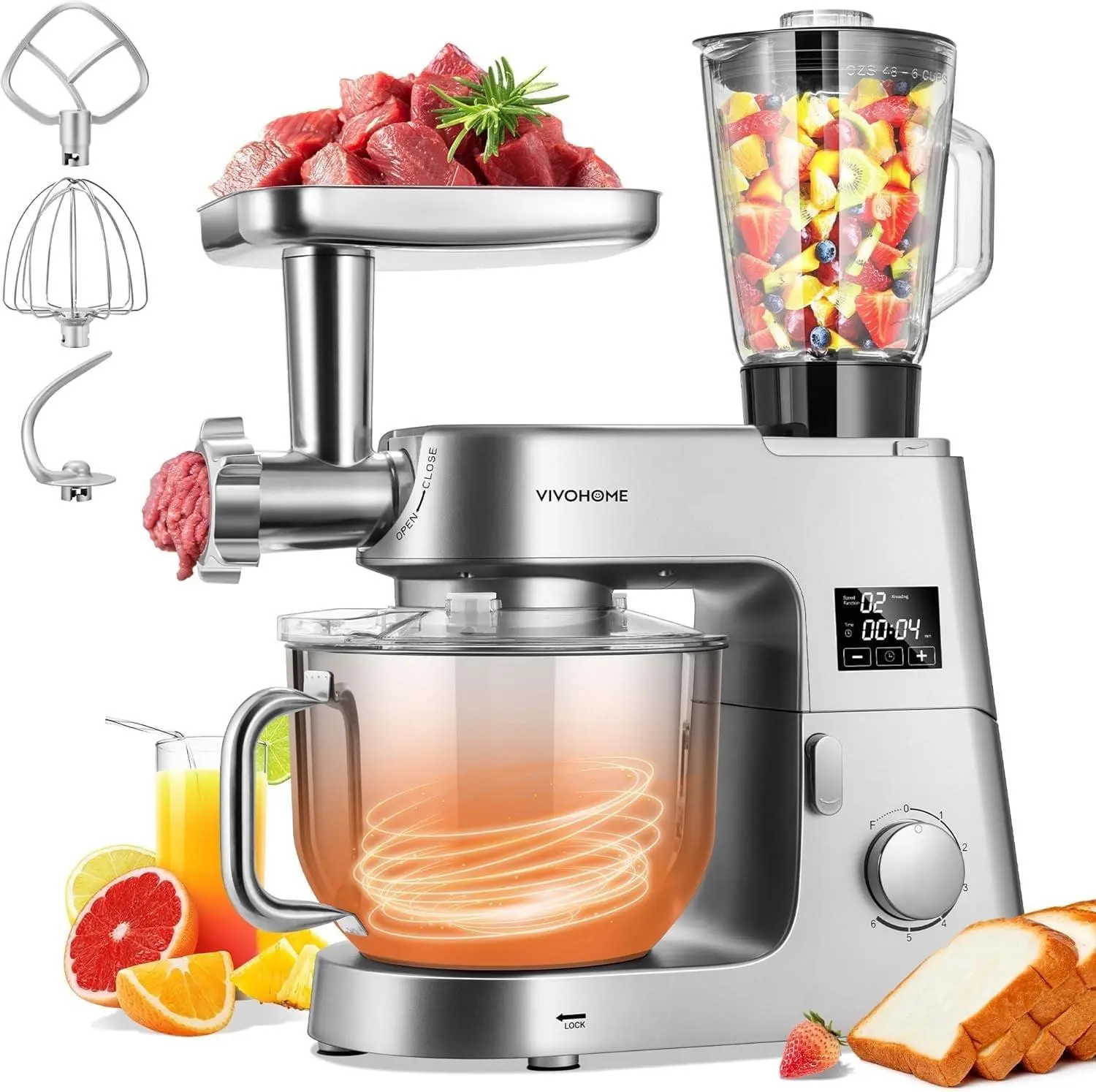 Unleash 9-in-1 Mixer Power: Your Kitchen's Secret Weapon!