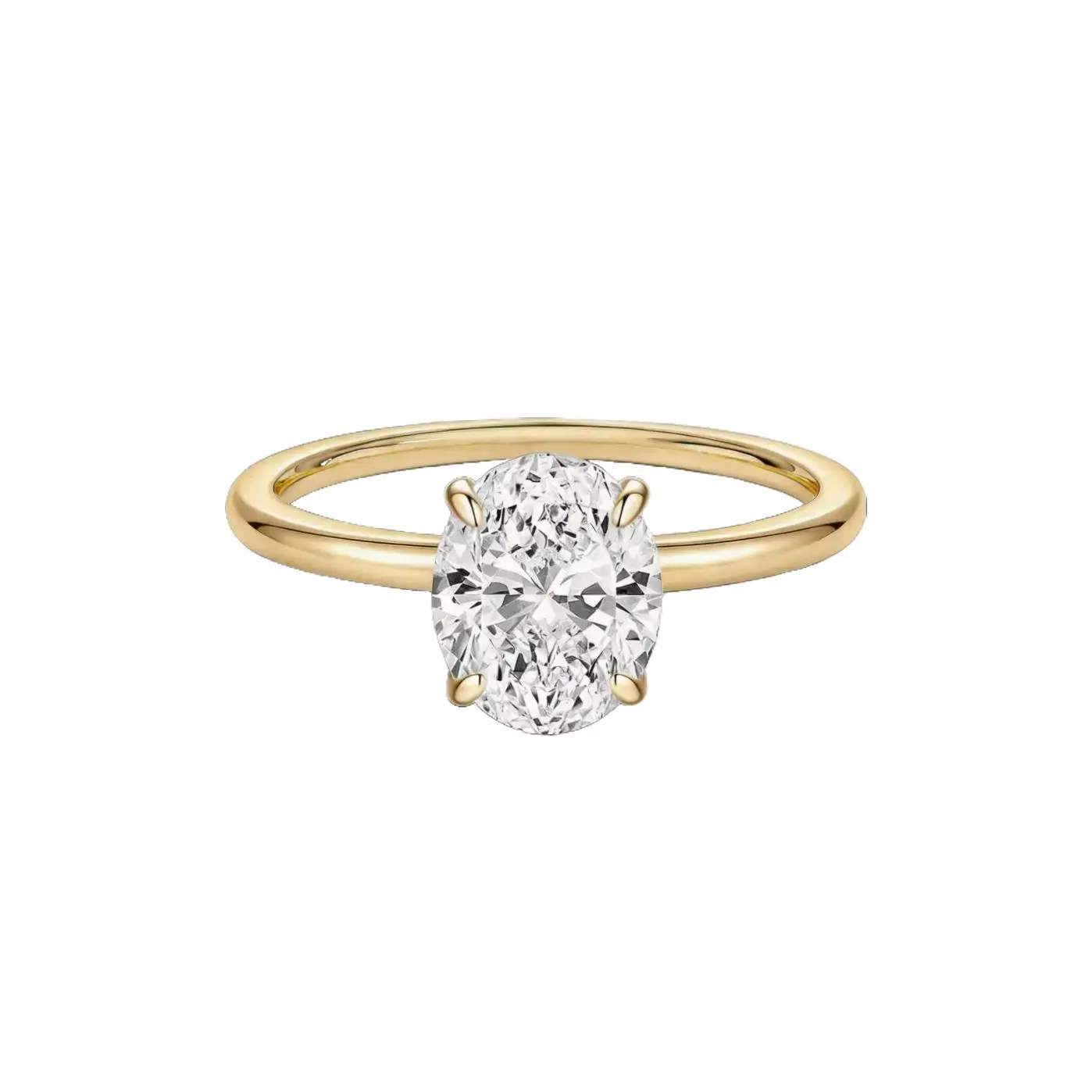 925 Sterling Silver Engagement Rings Oval Cut Solitaire Cubic Zirconia CZ Wedding Promise Rings for Her Wedding Bands for Women Size 3-11