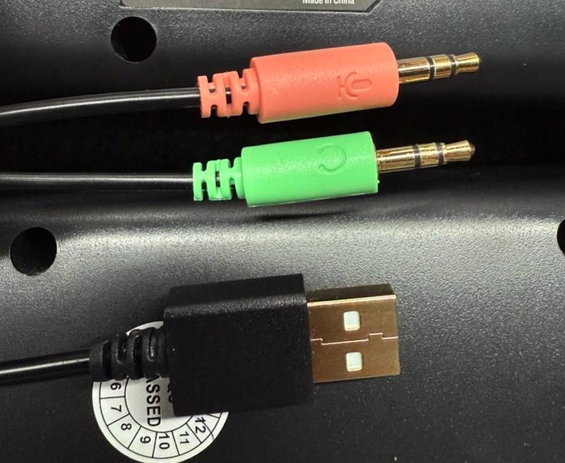 Redragon GS550 PC Audio Gaming Speakers, 2.0 Channel Desktop Computer Sound Bar with Compact Maneuverable Size, Headphone Jack, Quality Bass & Decent Red Backlit, USB Powered w/ 3.5mm Cable