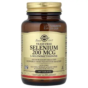 Solgar Selenium, Yeast-Free, 200 mcg, 100 Tablets