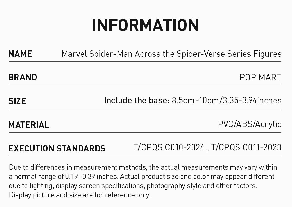 POP MART Marvel Spider-Man Across the Spider-Verse Series Figures