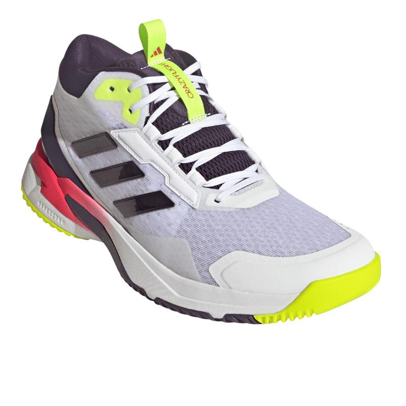 adidas Mens Crazyflight 6 Mid Indoor Volleyball Sneakers Shoes - White