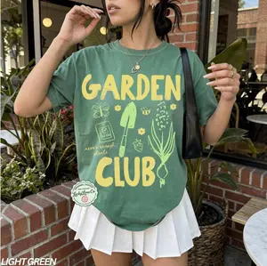 Comfort Colors Garden Club T-shirt, Gardening Shirt, Plant Lover Tshirt, Gardener Gifts, Cottagecore Tshirt, Spring Tee, Summer Spring T-shirt
