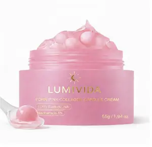 LumiVida Salmon DNA PDRN Capsule Face Cream – Deep Hydrating Facial Moisturizer for Skin Repair, Elasticity & Glow, Advanced Korean Biotech Formula to Support Firm, Smooth & Youthful-Looking Skin, 55g
