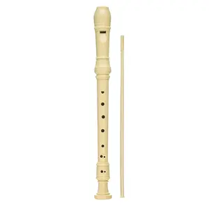 D'Luca Student 3 Piece Recorder Flute Ivory