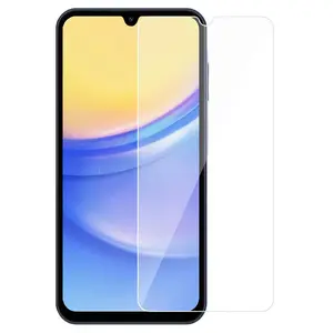 Tempered Glass for Samsung Galaxy A15 5G / A25 5G Phone, Nakedcellphone 9H Hard Clear Screen Protector Guard [Scratch/Crack Saver]