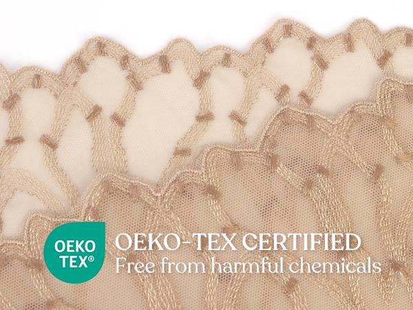 HSIA Winter Sonata Embroidered Lace Trim Full Coverage Unlined Underwire Bra