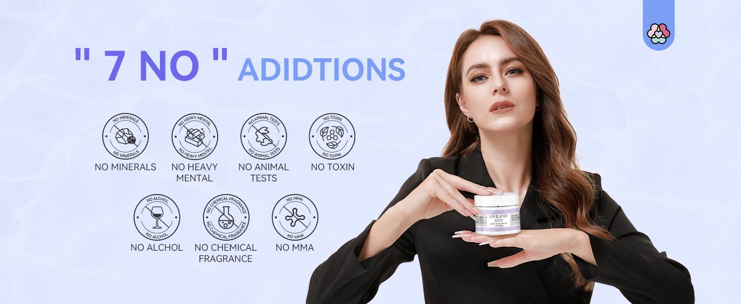 SAVILAND Builder Nail Gel Kit - 60g Clear Gel with 100 Forms & Acrylic Brush for Durable Nail Art Designs Lightweight & UV Cured