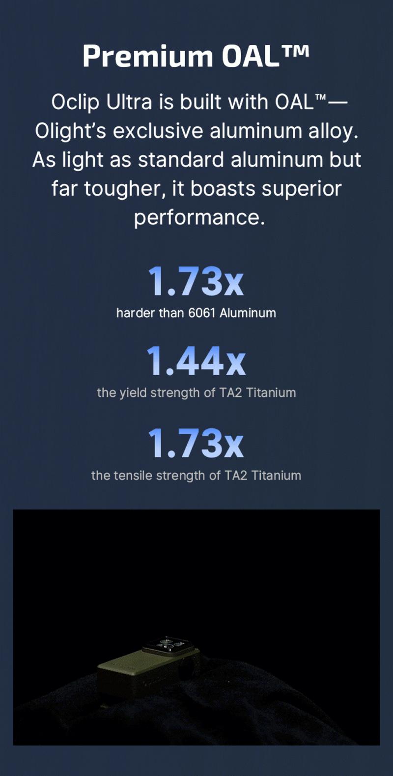 OLIGHT Oclip Ultra Clip-On EDC Light with Flood, Spot, and UV Modes