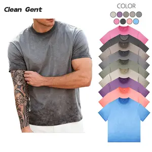 Clean Gent 9/3/1-Pack Men’s Solid Color Crew Neck T-Shirt, Regular Fit Short Sleeve Crew Neck T-Shirt, Suitable for Summer Wear, Summer Clothing, Everyday Wear, Men’s Apparel