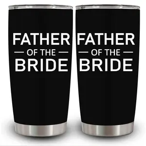 Father of the Bride Gifts - Engagement Announcement Bridal Shower Gift for Bride's Father - Funny Gift Ideas for Brides Dad from Brides, Daughters, Groom - 20oz Tumbler