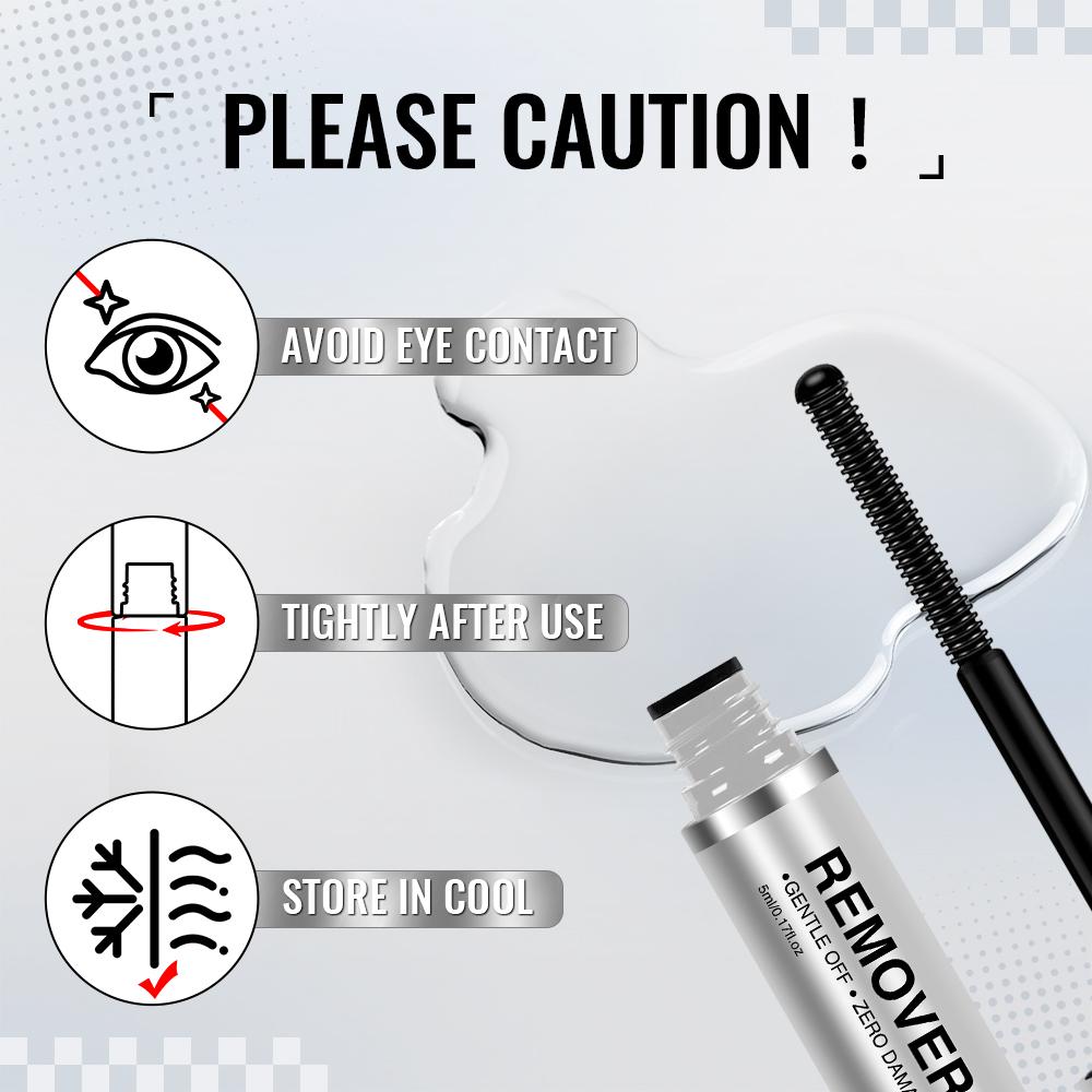 AiryCute Lash Bond Seal Remover | 2-IN-1 POWER DUO | Strong Hold, Waterproof & Remover-Safe for Flawless Lashes| AiryCute Lash Bond Seal Remover for Lash Clusters | Latex-Free Waterproof Long-Lasting for Sensitive Eyes Pool-proof Rainy Day Proof