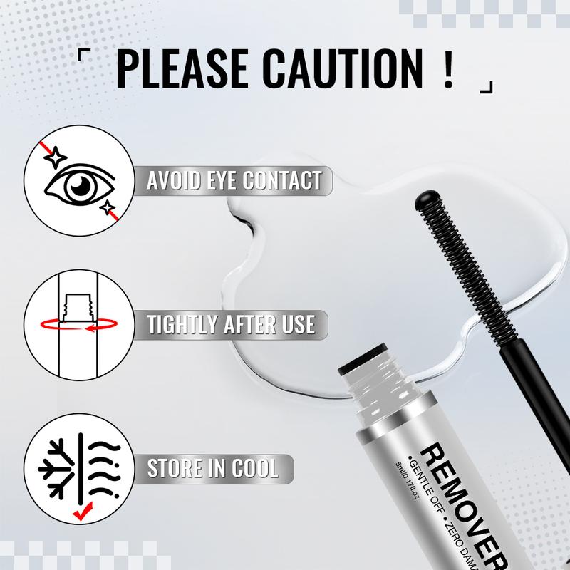 AiryCute Lash Bond Seal Remover | 2-IN-1 POWER DUO | Strong Hold, Waterproof & Remover-Safe for Flawless Lashes| AiryCute Lash Bond Seal Remover for Lash Clusters | Latex-Free Waterproof Long-Lasting for Sensitive Eyes Pool-proof Rainy Day Proof