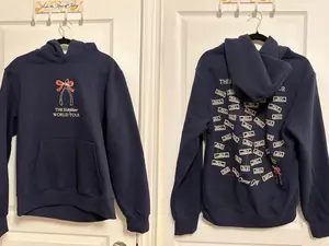 Wishbone Graphic Pop Concert Tour Dates Hoodie T Shirt Vintage Music Fan Tee