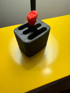 6-Speed Manual Gearbox Shifter Fidget Toy – Red Knob | Stick Shift Stress Reliever & Car Enthusiast Gift