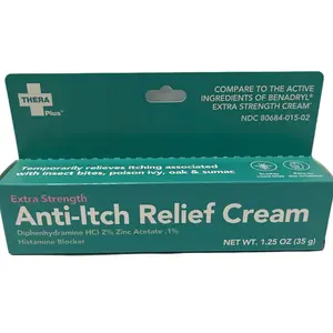 Anti-Itch Relief Cream, 1-ct. Foot & Skin Rash Fungus Extra Strength Soothing