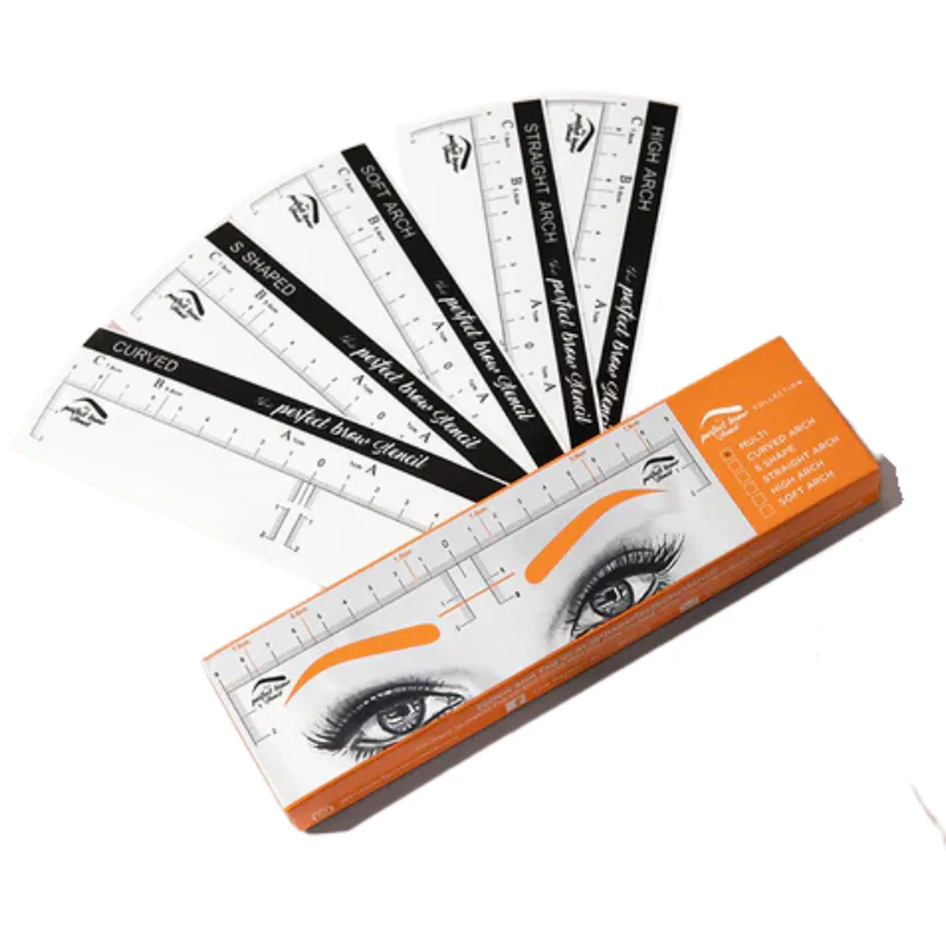 The Perfect Brow Stencil - 50 Eyebrow Stencils The Perfect Brow Stencil - 50 Eyebrow Stencils