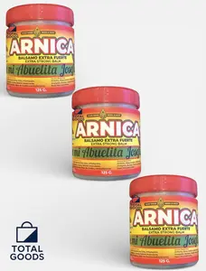3 Pack Arnica Balsamo Extra Fuerte De Mi Abuelita Josefina Pomada 125g
