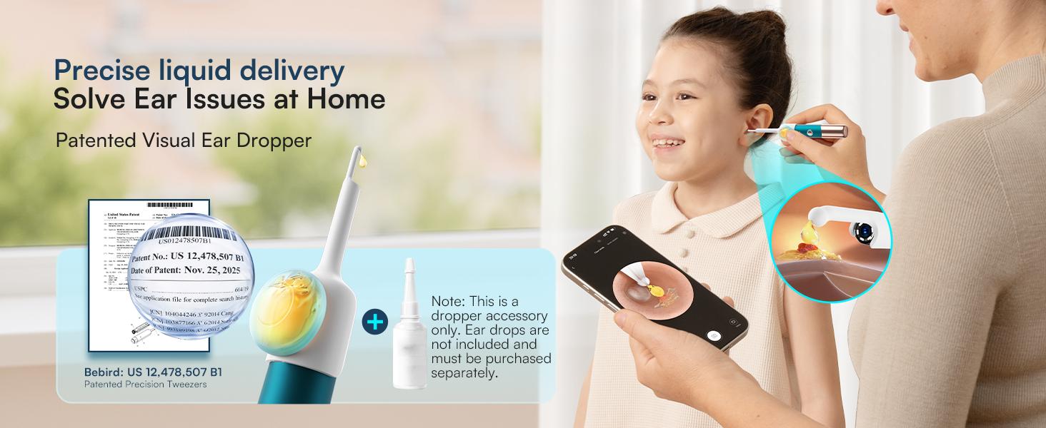 【Theatrical-Grade】Bebird Earsight Ultra Ear Wax Removal Tool , Ear Cleaner with Flexible Ear Camera Otoscope, Painless Visual Ear Pick Tweezers, Visual Scope Earwax Cleaning Dropper, Ear Cleaning Kit for Family