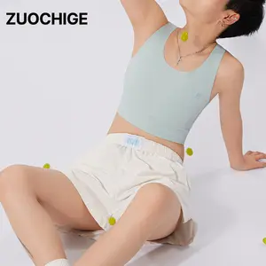 ZUOCHIGE Women's Seamless Shaping Bra for Larger Busts C-A Cup Sizes S-6XL Traceless Pullover Chest Binder in Nylon White Black Grey Nude Green