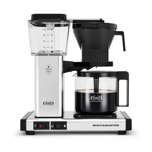 Moccamaster 10c KBGV Drip Coffee Maker Polished Silver