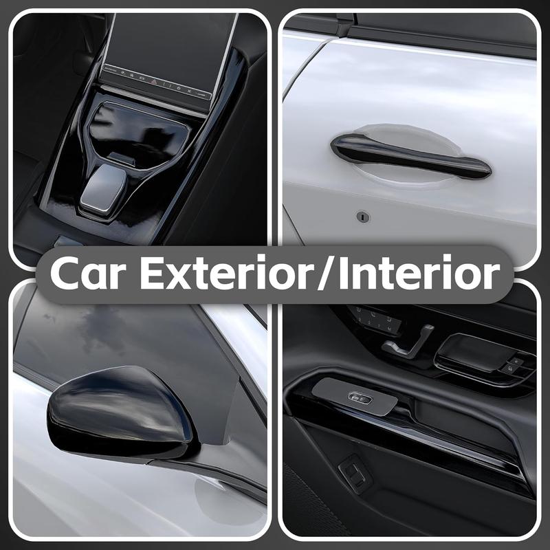 12*60" Gloss Vinyl Wrap 1ft X 5ft Air-Release Glossy Car Wrap Adhesive Film Automotive Vinyl Sticker For Cars Motorcycle DIY Detailing Paper Air Release Decal Sheet  With Tools (1FT*5FT)