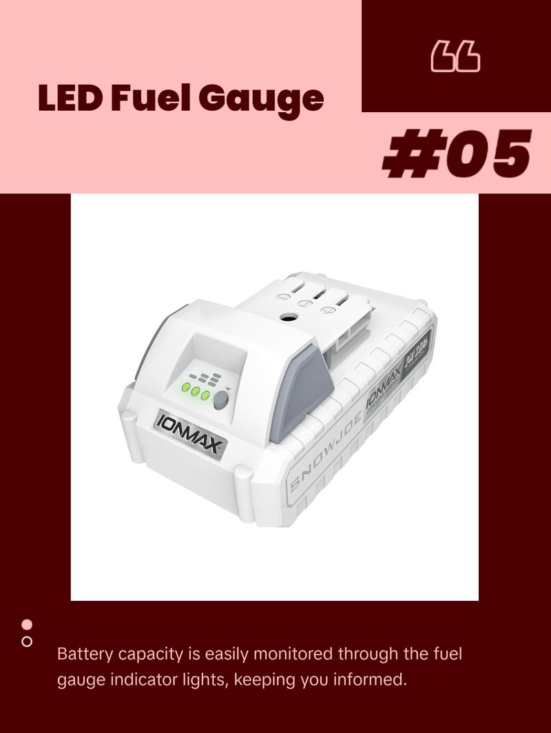 Snow Joe Lithium-ION Battery 2.0-Ah 24V | IONMAX Devices | Battery Management System | 3-Stage LED Display | 24VBAT-LTE CERTIFIED AUTHENTIC IONMAX 24-Volt* Snow Joe Lithium-ION Battery 2.0-Ah 24V | IONMAX Devices | Battery Management System | 3-Stage LED Display | 24VBAT-LTE CERTIFIED AUTHENTIC IONMAX 24-Volt*