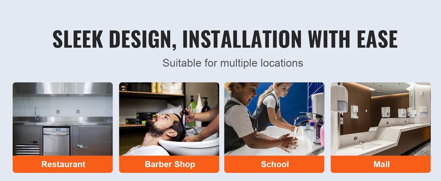 VEVOR Tankless Water Heater Electric, TikTokShopBlackFriday, 7kw On Demand Instant Under Sink Water Boiler, Digital Temperature Display & Easy Installation & 24-Hour Water Supply, For Kitchen Bathroom Faucet And Shower