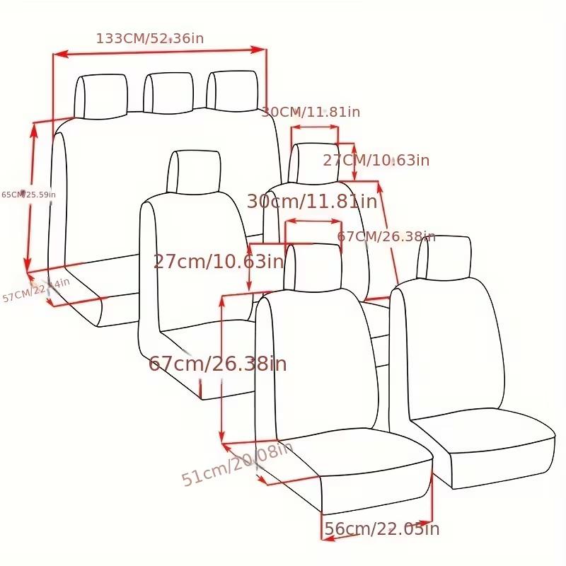 Universal 7-Seater Car Seat Covers (4 Single Seat Covers + 1 Rear Seat Cover), PU Leather Car Seat Protectors Full Set, Stylish Waterproof & Resistant Automobile Interior Auto Accessories for Car SUV Vehicle, Wide Compatibility, Car Essentials Universal 7-Seater Car Seat Covers (4 Single Seat Covers + 1 Rear Seat Cover), PU Leather Car Seat Protectors Full Set, Stylish Waterproof & Resistant Automobile Interior Auto Accessories for Car SUV Vehicle, Wide Compatibility, Car Essentials