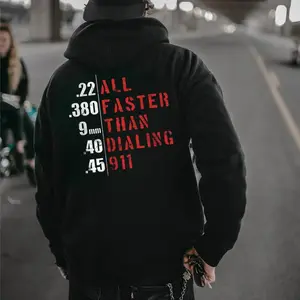 All Faster Than Dialing 911 T-Shirt, Sweatshirt, Hoodie – Funny Gun Rights Shirt, 2nd Amendment Tee, Patriotic Pro Gun Gift for Men