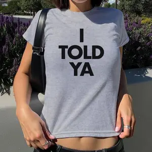 I told ya baby tee. I told ya shirt. Challengers shirt