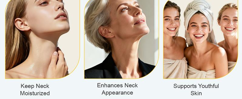 Z:SEA Peptide Moisturizing Neck Cream 100g - Plant Squalane for Dry Lines, Liquid Formula for Quick Absorption, Body Care Moisturizer