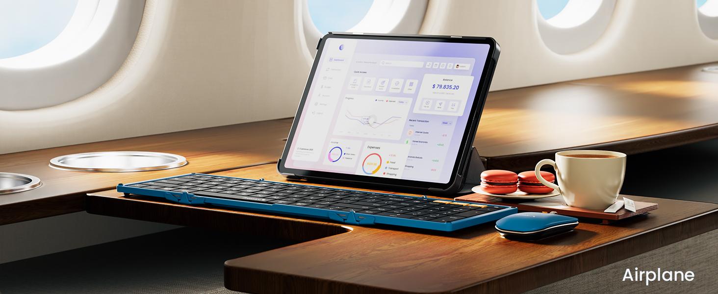 ProtoArc Foldable Keyboard and Mouse, XKM01 True Full-Size Folding Wireless Keyboard Mouse Combo for Business Travel, a Portable Office Suite On-the-Go, Compatible with Laptop iPad Tablet,summerwins ProtoArc Foldable Keyboard and Mouse, XKM01 True Full-Size Folding Wireless Keyboard Mouse Combo for Business Travel, a Portable Office Suite On-the-Go, Compatible with Laptop iPad Tablet,summerwins