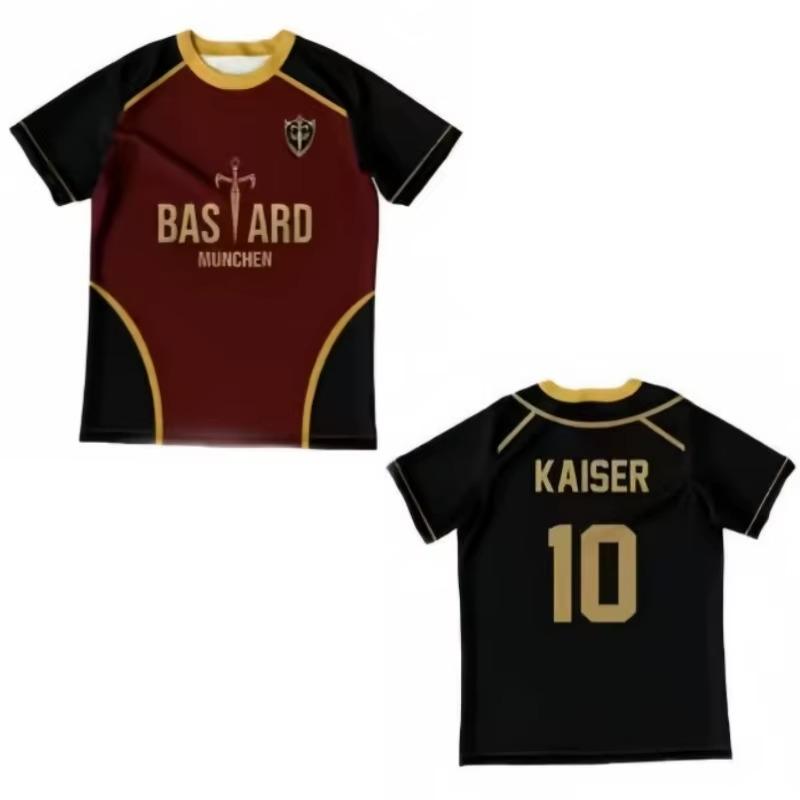 Japan Anime Michael Kaiser Shirt Isagi Cosplay Costumes Bastard Munchen Yukimiya Reo Ness Hiori Football Shirt 3D Printing