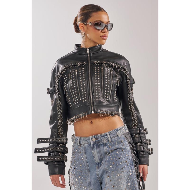 CHOPPER STUDDED MOTO