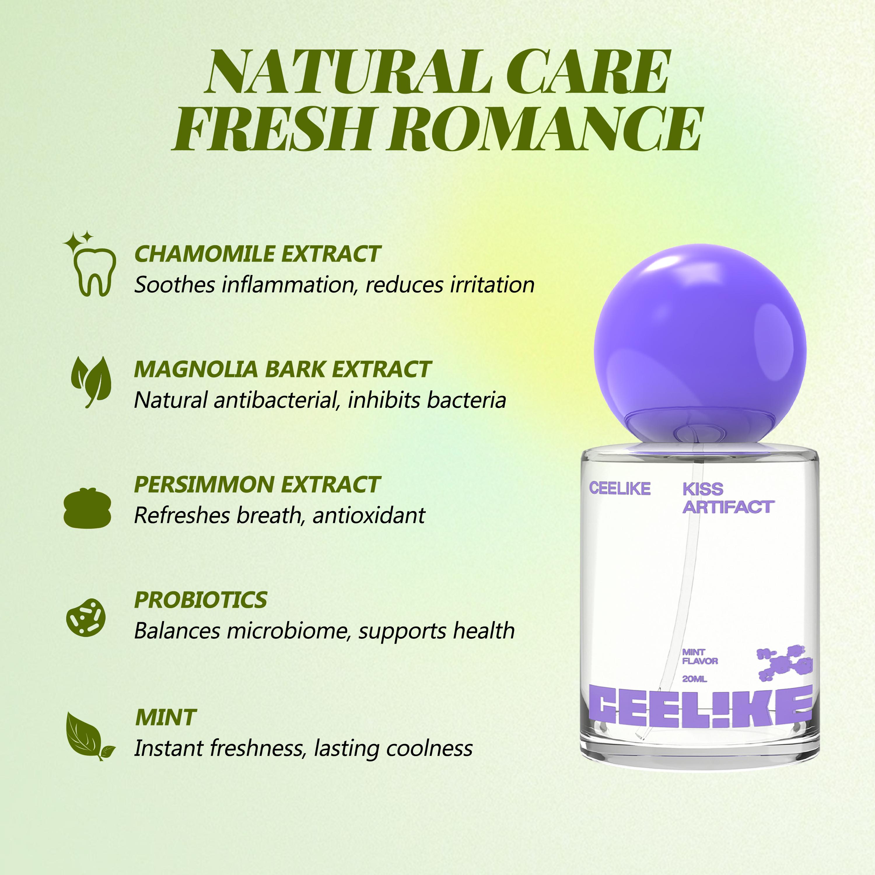 CEELIKE｜MSDRWIKEY  Oral Care Set SP-6 Probiotic Toothpastes Brightening Formula with Probiotics & Oral Spray for Long Lasting Fresh Breath