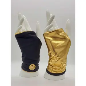 Sun Protection Gloves- SPF 50+ Black/Gold