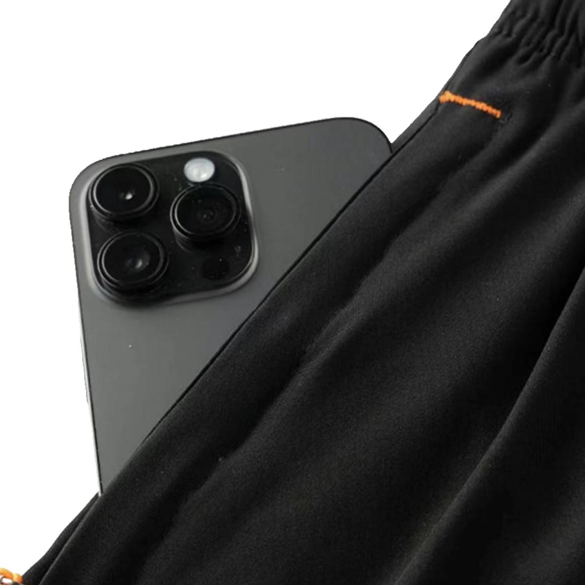 Men's Solid Color Zipper Pocket Shorts, Casual Comfortable Breathable Shorts for Summer, Men's Bottoms for Everyday Wear