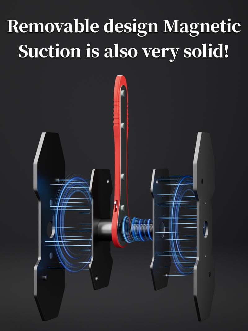 Brake Caliper Press Tool Separator 360° Degree Ratchet Wrench Caliper Pad Install Tool Press Ratchet For most large trucks commercial vehicles with Four piston Calipers – Effort-Saving Automotive Brake Repair Tool for Car Maintenance.