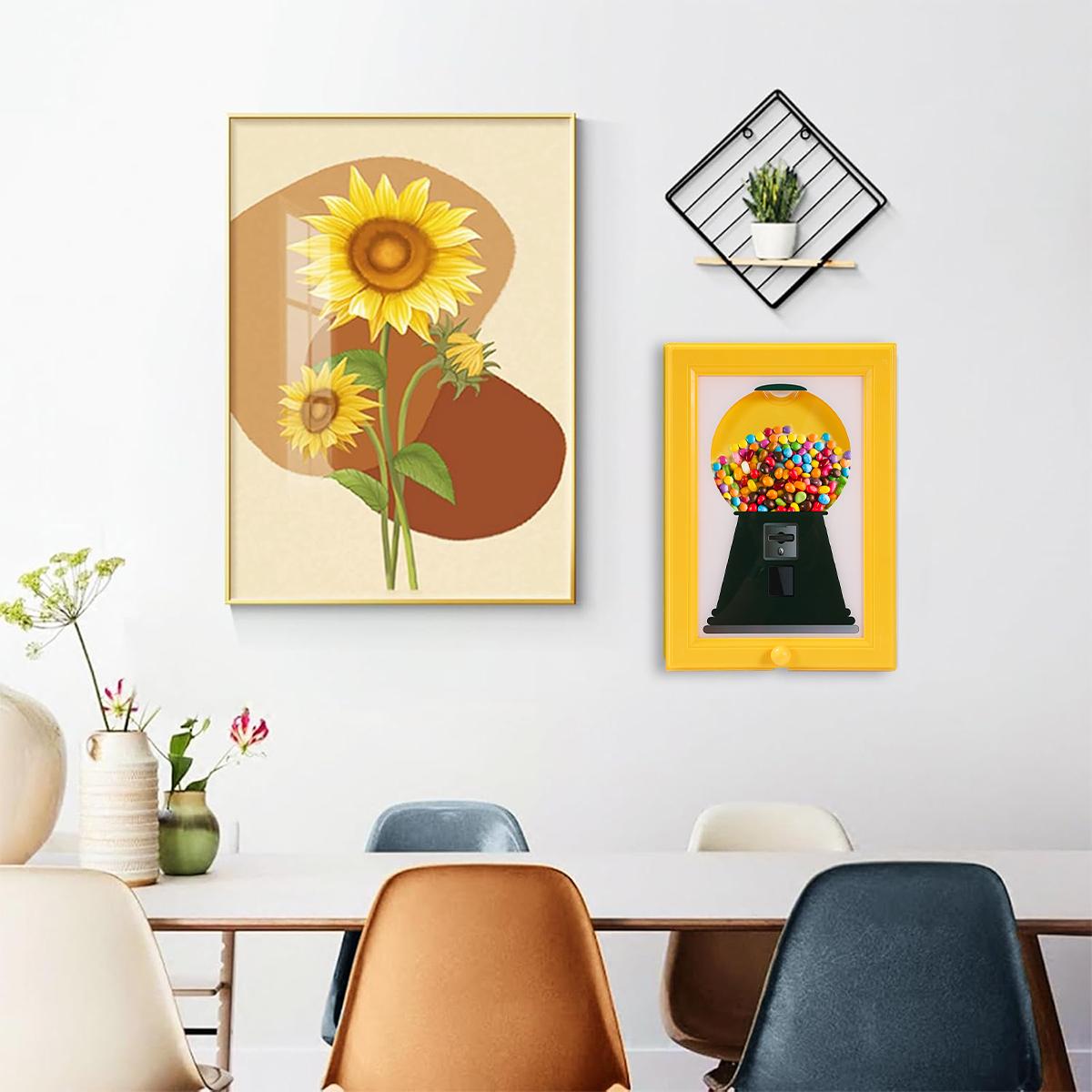 Candy Dispenser Picture Hanging Frame Gumball Machine Design for Fast Distribution of Candies Nuts Dog & Cat Treats Perfect for Birthday Holiday Gifts Candy Dispenser Picture Hanging Frame Gumball Machine Design for Fast Distribution of Candies Nuts Dog & Cat Treats Perfect for Birthday Holiday Gifts