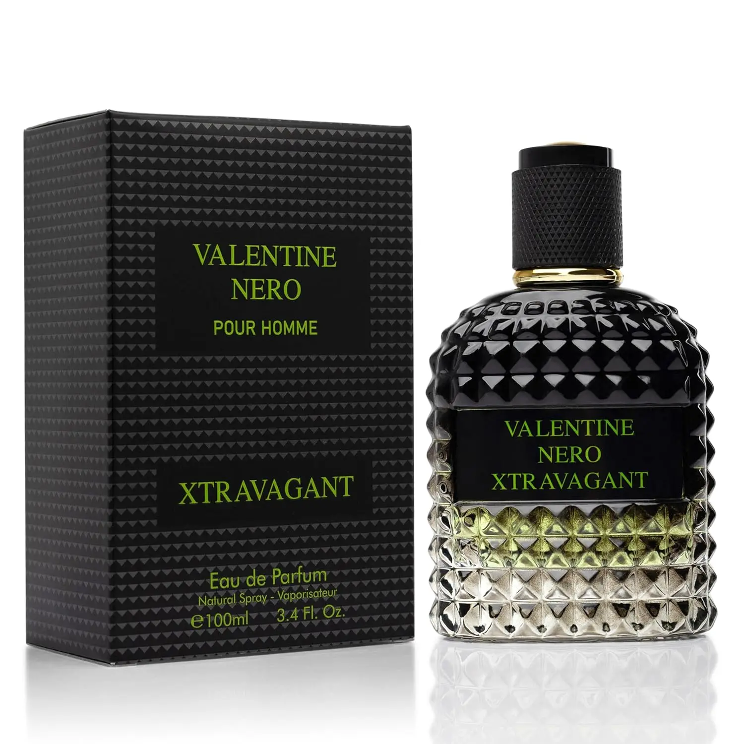 Urban Collection Valentine Nero Xtravagant Men's Fragrance, Bold Confident & Earthy Woody Scent with Citrus & Coffee Notes, Vetiver Grounded Base, 100Ml / 3.4 Fl Oz Liquid