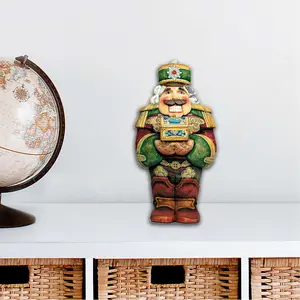 Designocracy 8153313M 12 x 9 in. Nutcracker Holiday Outdoor Decor Large Ornaments