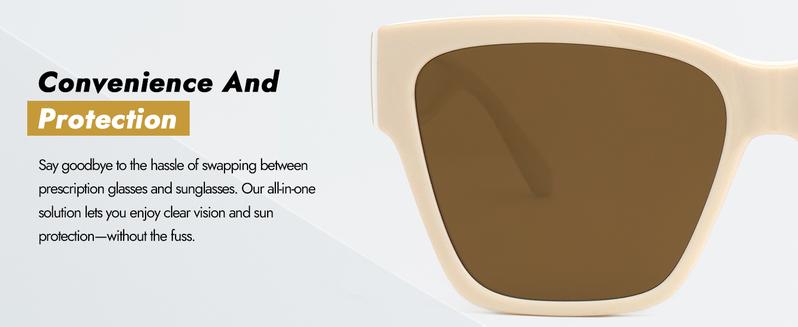 Meeloog Fit Over Sunglasses for Women Polarized Stylish Cateye Shades Go Over Glass Women for Driving Large ST0065