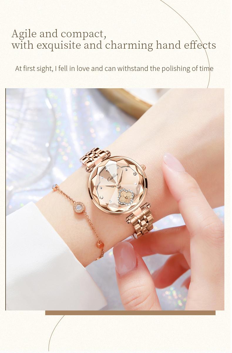 【TikTokShopStockUp】Watches Valentine’s Day Gift Watches Elegant Watch Luxury Women's Watch NewYear Gift with Four-Leaf Clover Diamond Dial Water-Resistant Scratch-Resistant Adjustable Strap Fashionable Design Suitable for wearing on all occasions 【TikTokShopStockUp】Watches Valentine’s Day Gift Watches Elegant Watch Luxury Women's Watch NewYear Gift with Four-Leaf Clover Diamond Dial Water-Resistant Scratch-Resistant Adjustable Strap Fashionable Design Suitable for wearing on all occasions