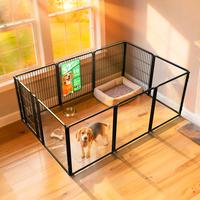 32"H - 10 Wire Acrylic Panels (Black)