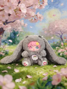 LUXI-The Rabbit's Fantastic Adventure 400%Blind Box -  & Plush Doll，Bunny Plush Dolls，Soft Furry Collectibles，Backpack or clothing decoration，Stuffed Animal