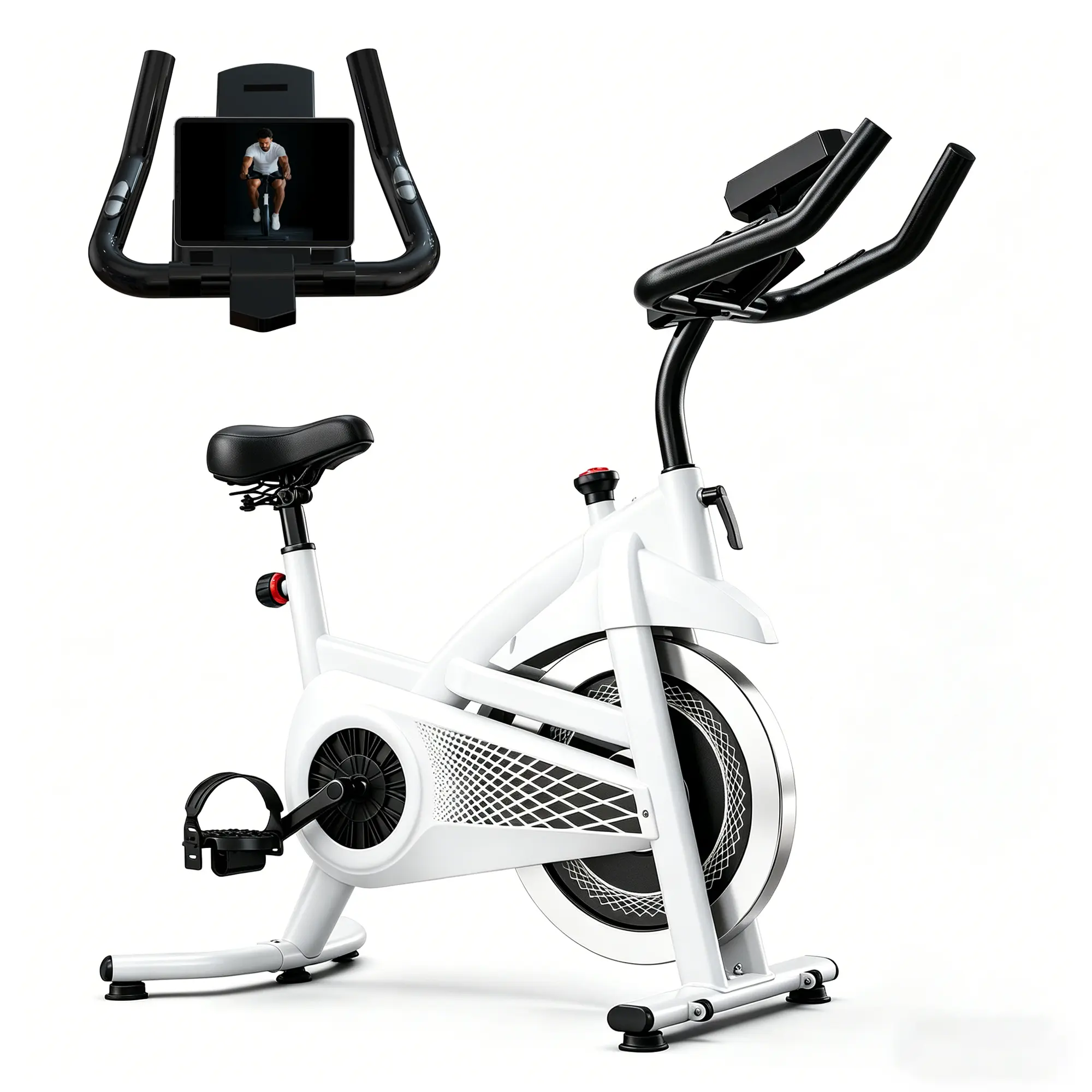 [New Arrival] Exercising bike 300lbs Weight Capacity Stationary Bike,Spinning Bike For Women, Exercise Bicycle For Home