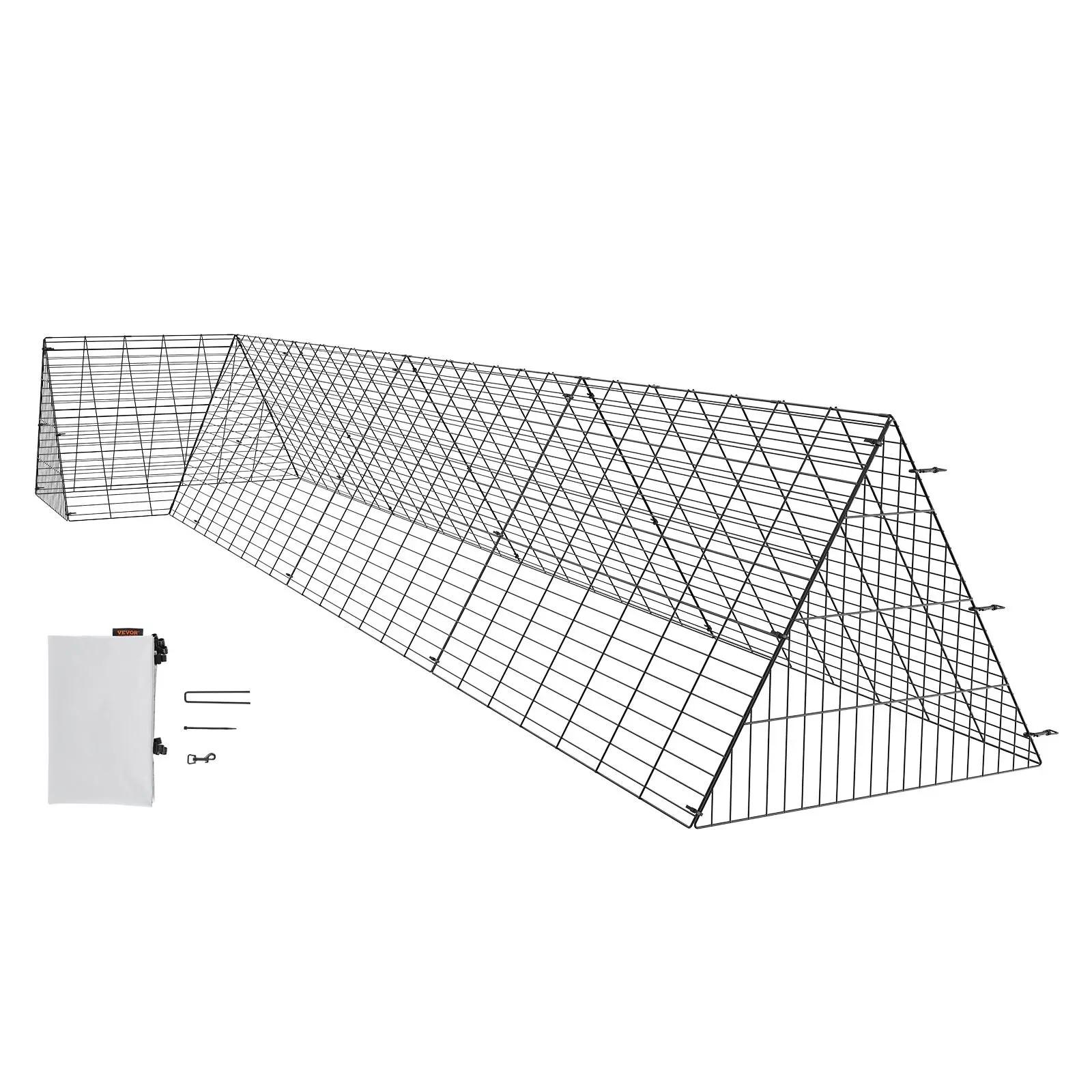 【SummerFinds】VEVOR Chicken Tunnels,  157.5 x 39.4 x 24.2 inch(LxWxH) Chicken Tunnels for Yard, Portable Chicken Tunnels for Outside with Corner Frames, Chicken Coop Run, Suitable for Chickens, Ducks, Rabbits