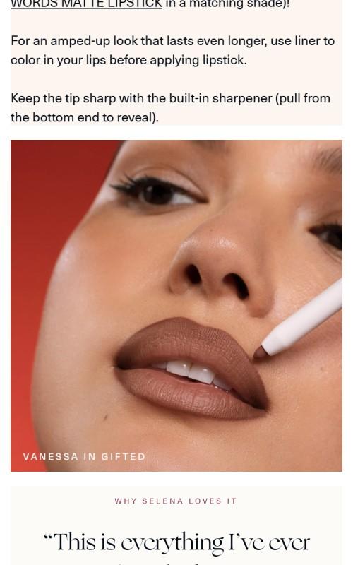 Kind Words Matte Lip Liner