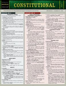 Constitutional Law: A Quickstudy Laminated Reference Guide -- Olympia Duhart, Poster